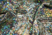 Lama hologram wielokolorowa na czarnym podkładzie