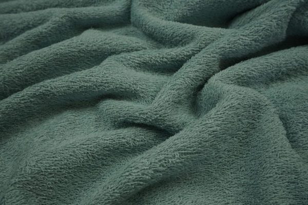 Bawełna frota / frotte w kolorze ciemna mięta