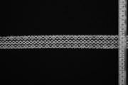 Taśma koronkowa - 3 cm, kolor biały