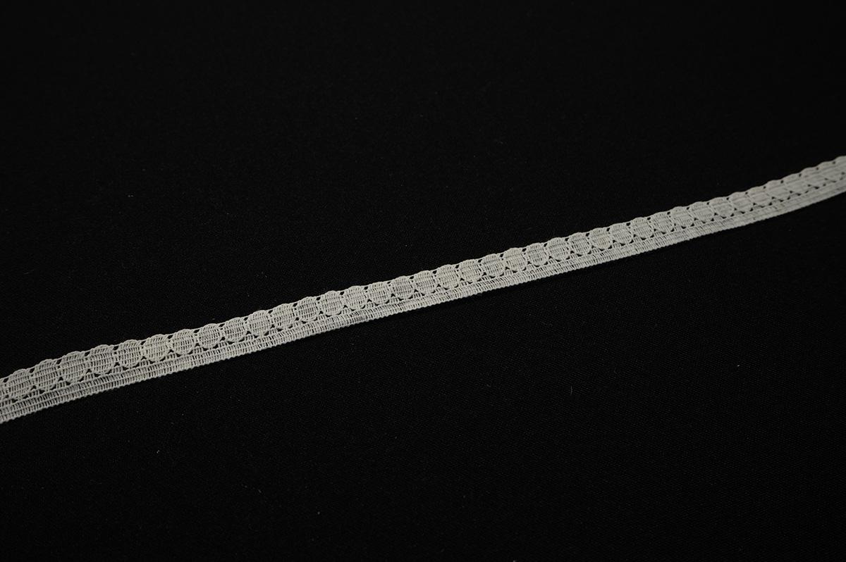 Taśma koronkowa o szerokości 1 cm, kolor ecru