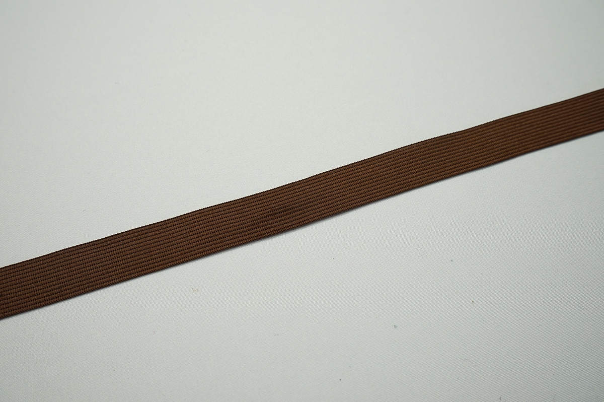 Lamówka w kolorze brązowym, 2 cm