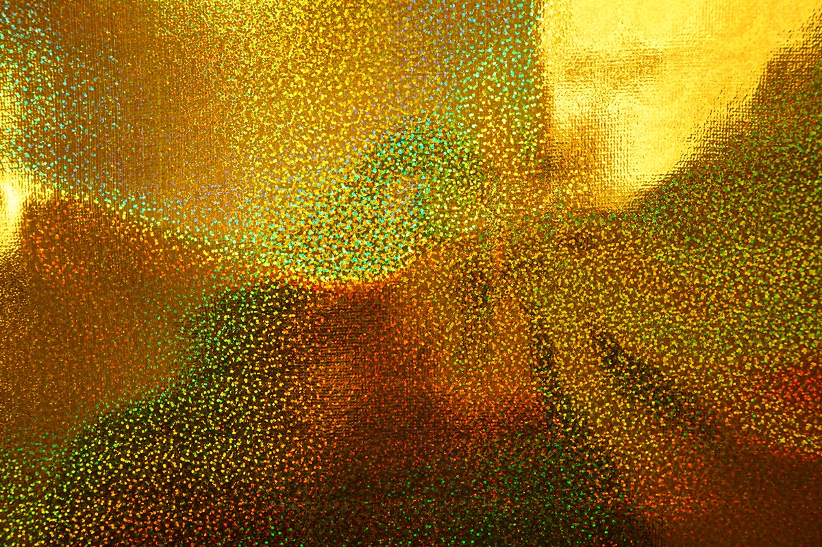 Folia hologramowa - kolor złoty