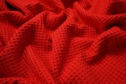 Bawełna wafel - "Red"