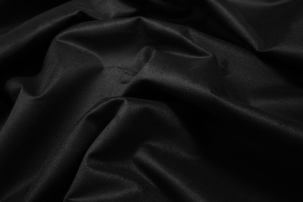 Velvet - kolor czarny - fale
