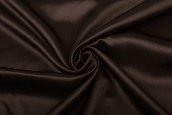 Satyna żorżeta - Dark brown