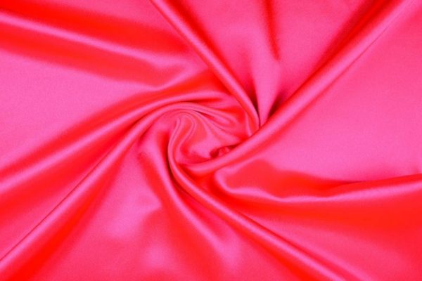 Satyna żorżeta - Fluor pink