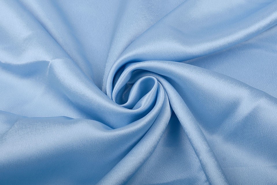 Satyna żorżeta - Baby blue