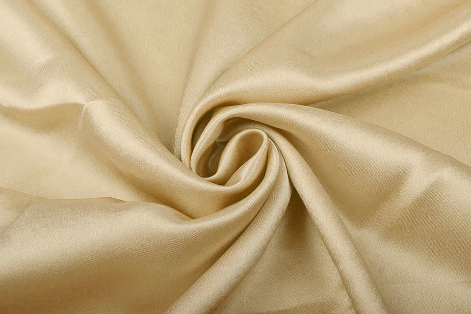 Satyna żorżeta - Light gold