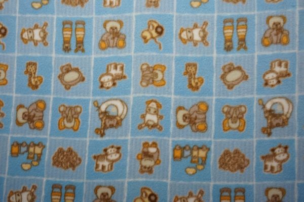 Polar - patchwork niebieski