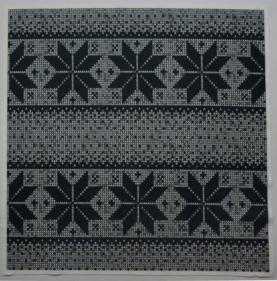 Panel poduszkowy - ciemne śnieżynki