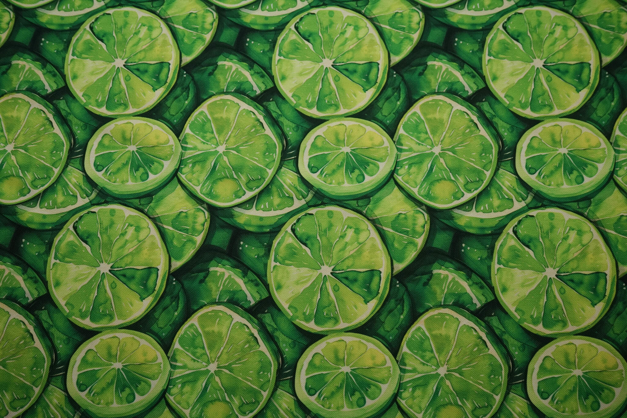Tkanina wodoodporna – limonki