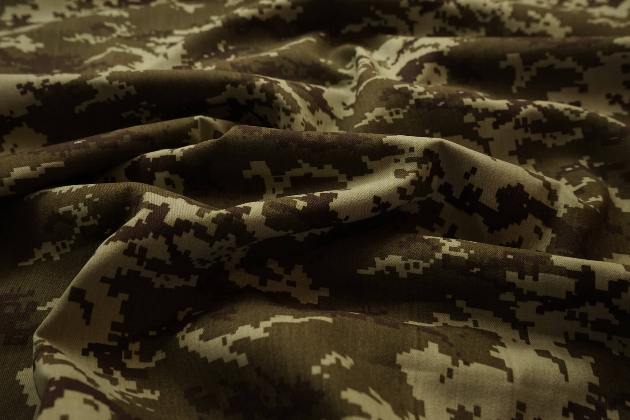 Tkanina kamuflażowa - leśny digital camo